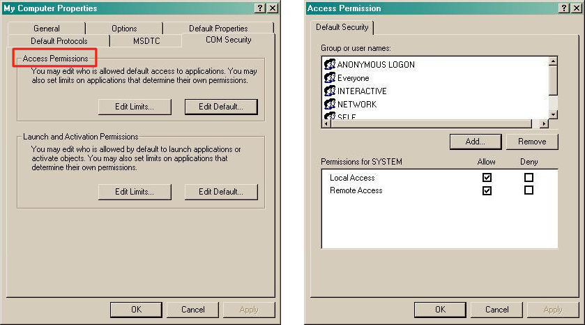 my computer properties access permissions