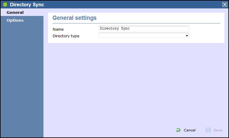 Directory Sync properties