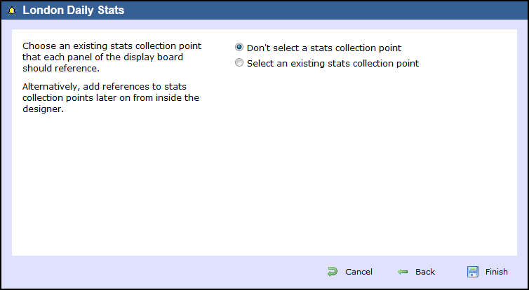 selecting a stat point