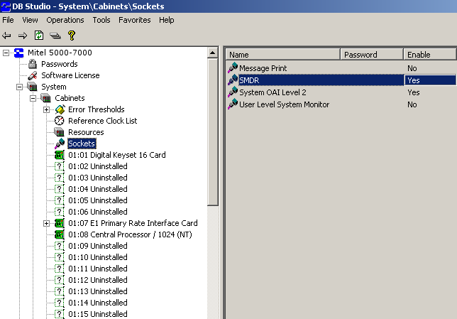 Mitel 5000-7000 SMDR Options