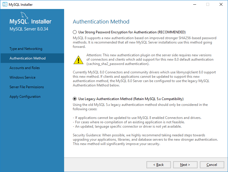 mysql_server_authentication_method