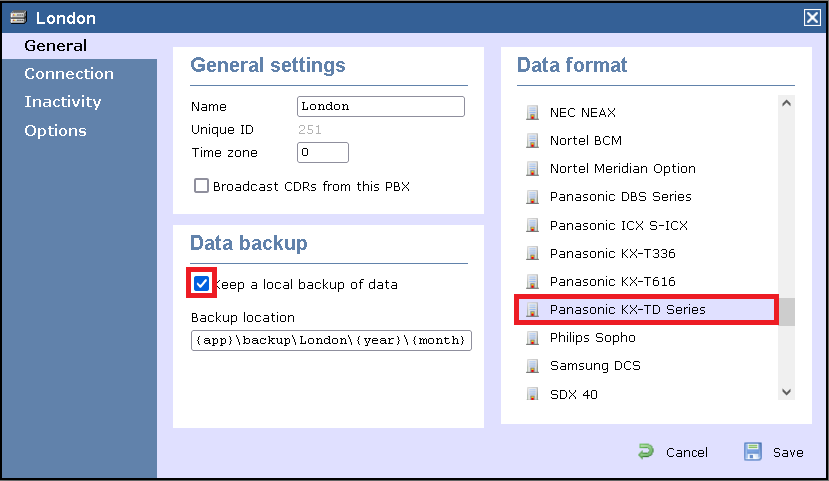 Panasonic KX-TDA