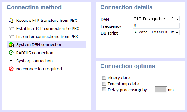 dsn pbx connection