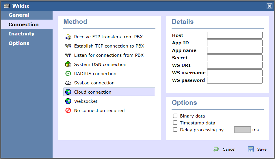 TIM Enterprise PBX dialogue